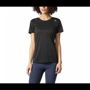 Adidas Women Black Short Sleeve Nova Active Tee M